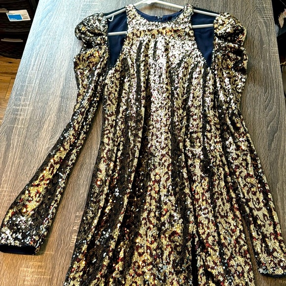 Rare Michael Costello Canal Dress. Sz S (2-4). Never worn. One of a kind. - Picture 1 of 11